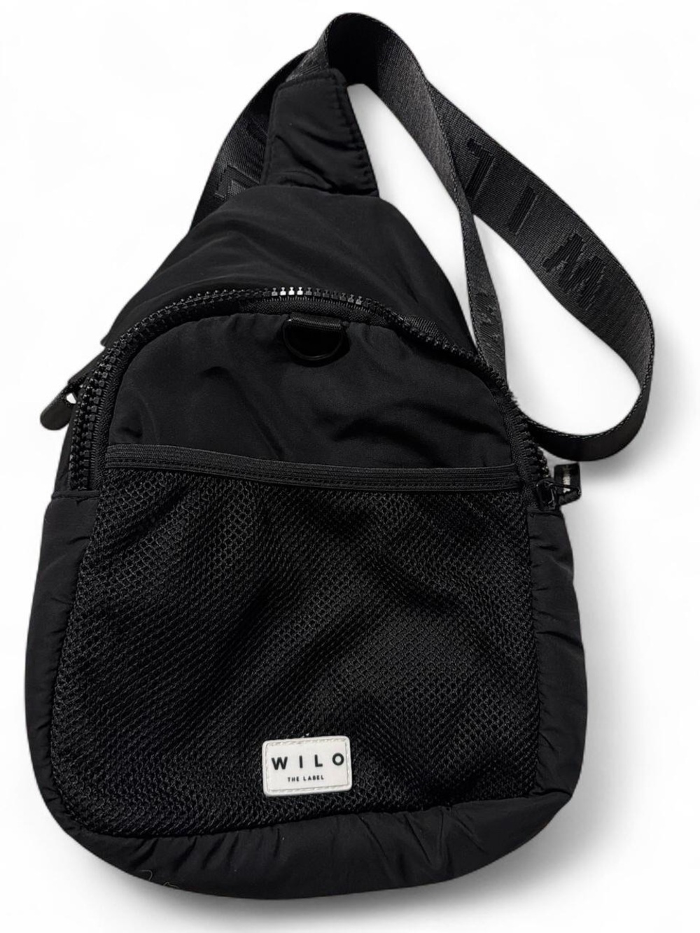 WILO THE LABEL Black Crossbody Sling Bag